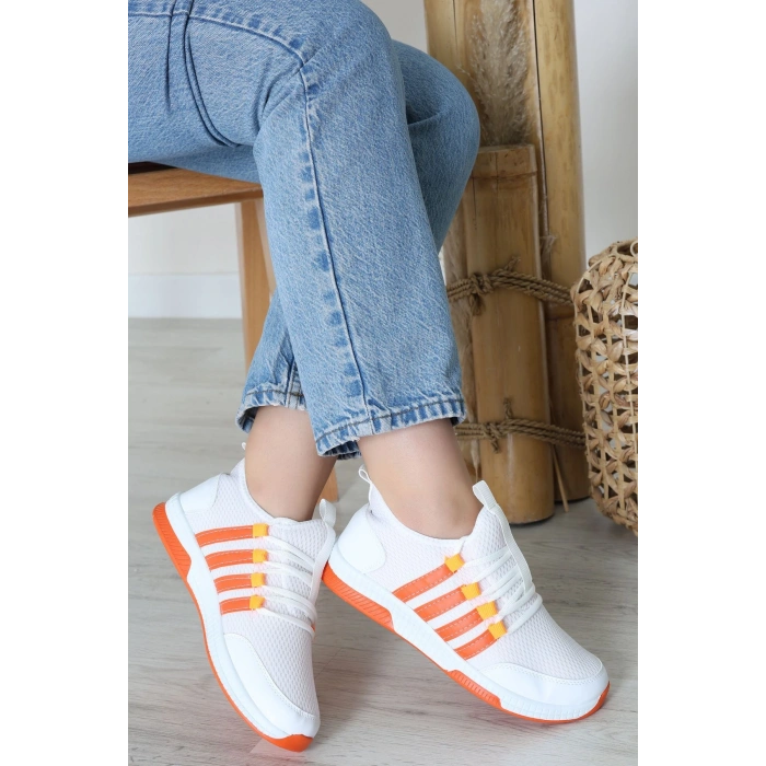 Günlük Spor Ayakkabı Beyazturuncu - 30305.264.