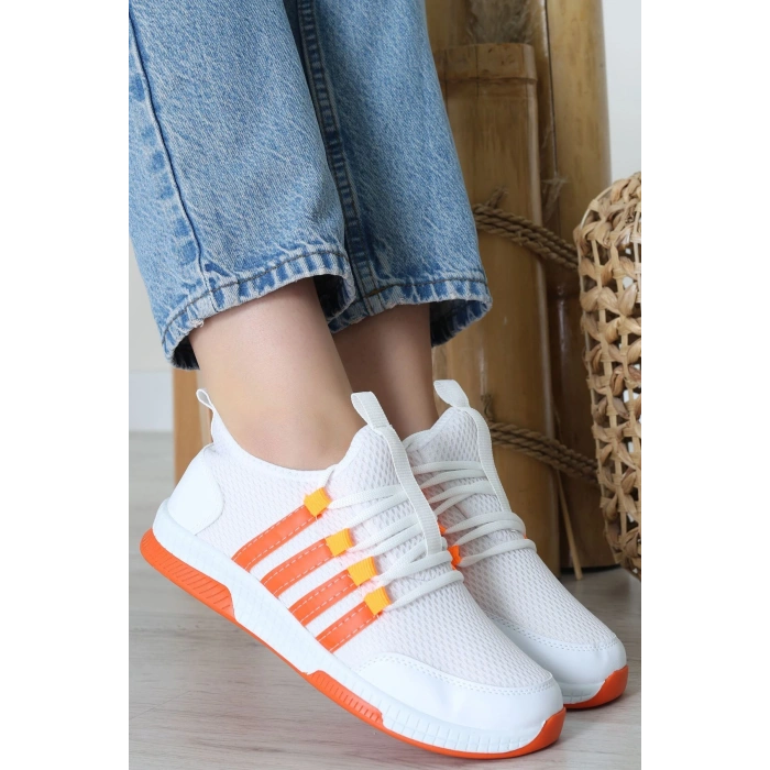 Günlük Spor Ayakkabı Beyazturuncu - 30305.264.