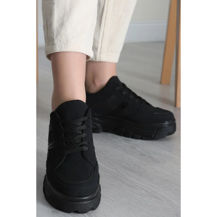 Günlük Spor Ayakkabı Süetsiyah - 31483.2082.