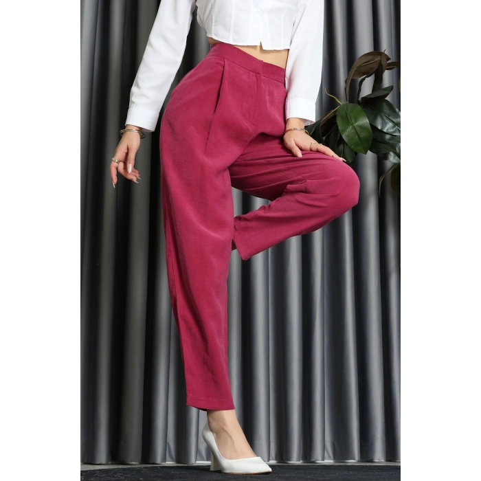 Havuç Paça Pantolon Fuşya - 31414.444.