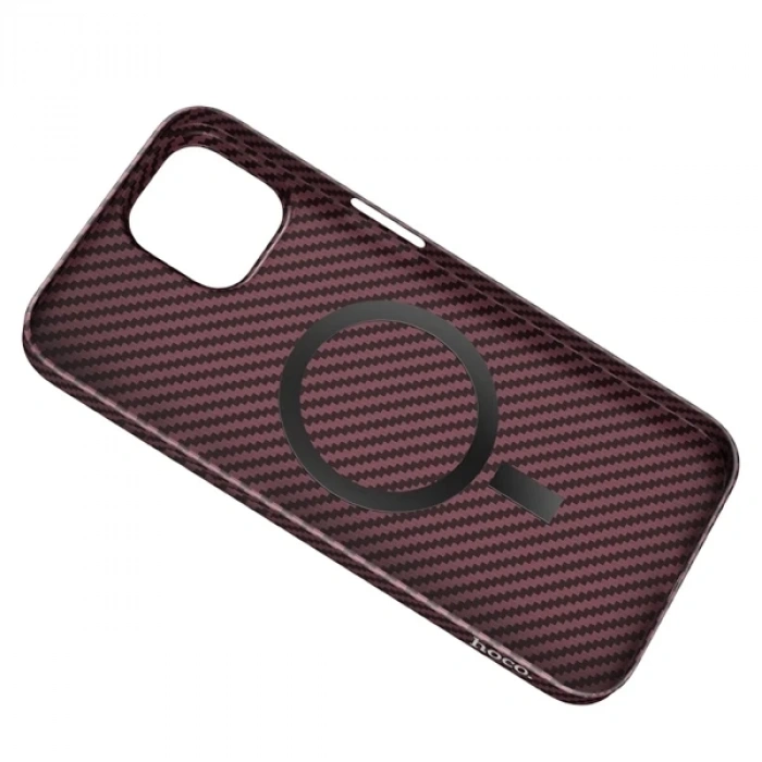Hoco iPhone 14 Pro 6.1 Kılıf Manyetik Magsafeli Darbe Emici Telefon Kılıfı-(1903)