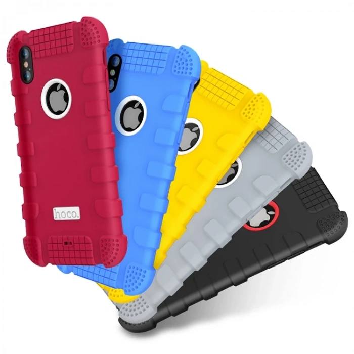 Hoco İPhone X Xs 360 Zırh Ultra Koruma Silikon Kılıf-(1903)