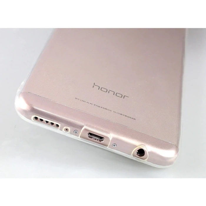 Huaweı Y9 2018 Şeffaf Soft Slim Fit Silikon Kılıf-(1903)