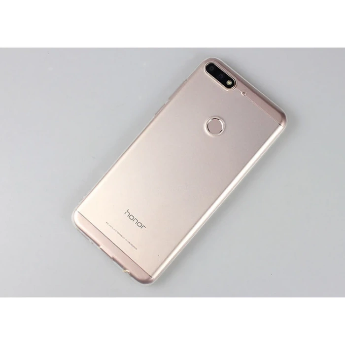 Huaweı Y9 2018 Şeffaf Soft Slim Fit Silikon Kılıf-(1903)