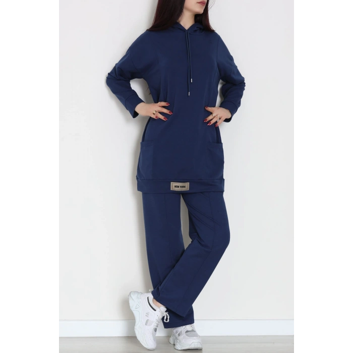 İki İplik Eşofman Takımı Lacivert - 52112.2032.