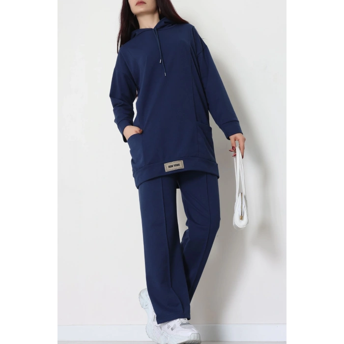 İki İplik Eşofman Takımı Lacivert - 52112.2032.