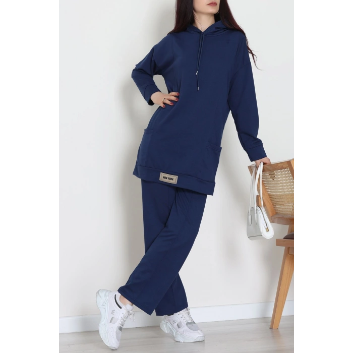 İki İplik Eşofman Takımı Lacivert - 52112.2032.