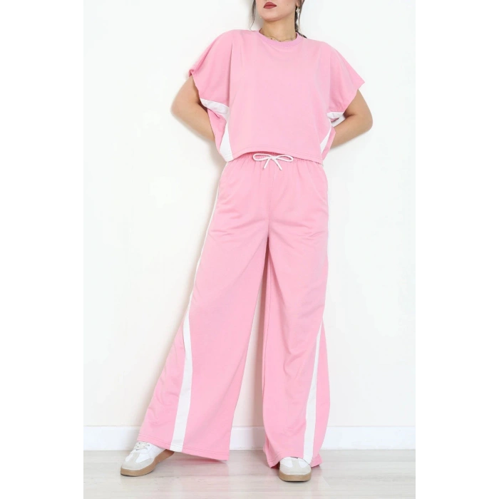 İki İplik Eşofman Takımı Pembe - 52251.1857.