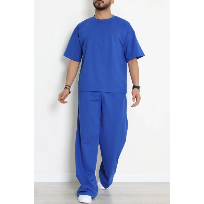 İki İplik Oversize Erkek Takım Lacivert - 80273.1567.