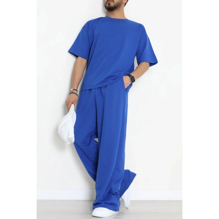 İki İplik Oversize Erkek Takım Lacivert - 80273.1567.