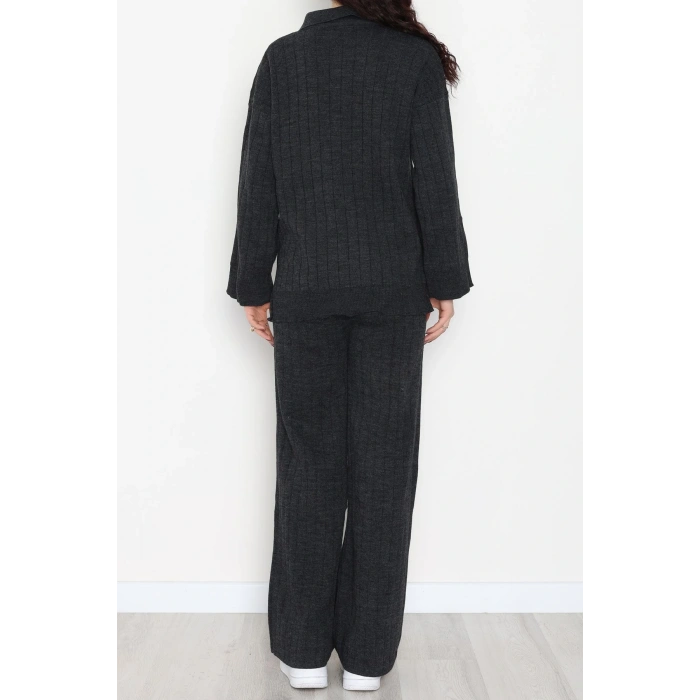 İkili Triko Takım Antrasit - 1908.1247.