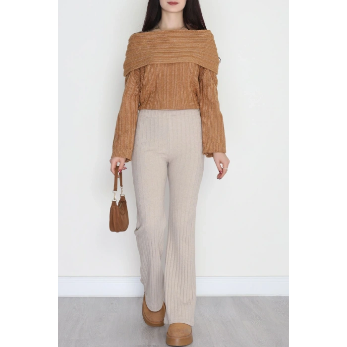 İnterlok Fitilli İspanyol Alt Bej - 90978.1748.