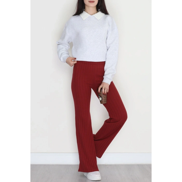 İnterlok Fitilli İspanyol Alt Bordo - 90978.1748.