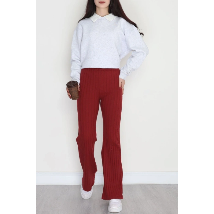 İnterlok Fitilli İspanyol Alt Bordo - 90978.1748.