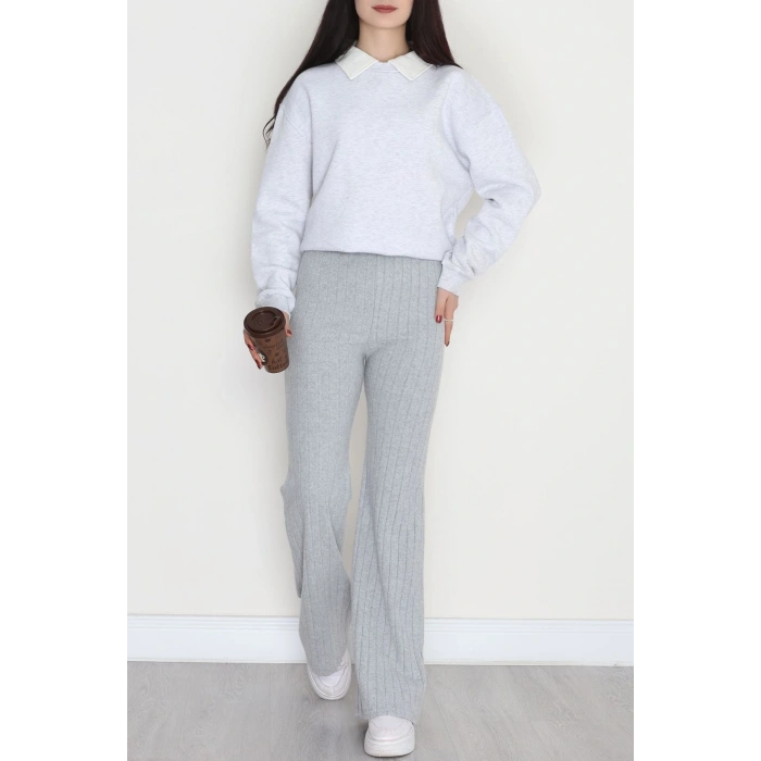 İnterlok Fitilli İspanyol Alt Gri - 90978.1748.