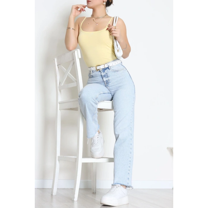 İp Askılı Atlet Sarı - 19056.200.