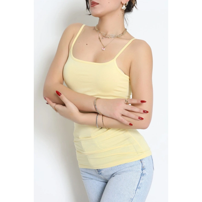 İp Askılı Atlet Sarı - 19056.200.