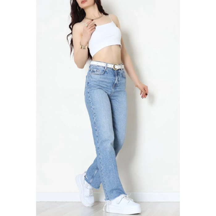 İp Askılı Crop Büstiyer Atlet Beyaz - 20544.200.