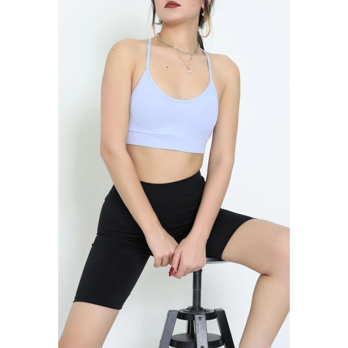 İp Askılı Kaplı Büstiyer Lila - 70850.125.