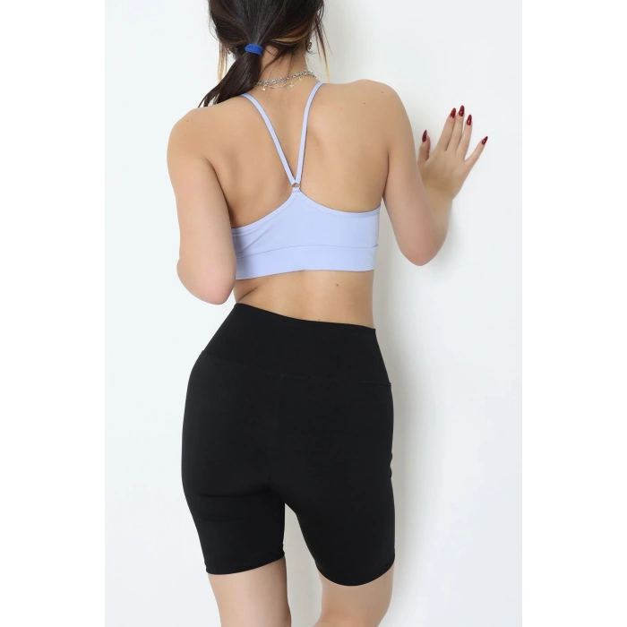 İp Askılı Kaplı Büstiyer Lila - 70850.125.