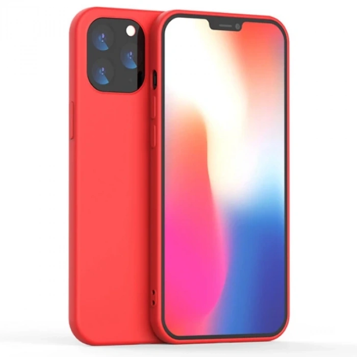 İPhone 12-İPhone 12 Pro Lansman Kılıf İçi Kadife Soft Silikon Kılıf-(1903)