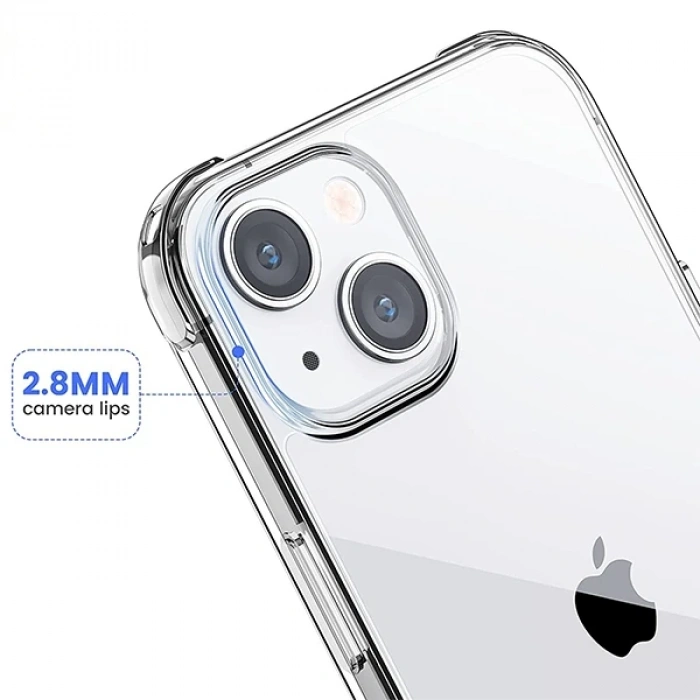 iPhone 13 Mini 5.4inç Anti-Drop Shockproof Darbe Emici Silikon Kılıf-(1903)