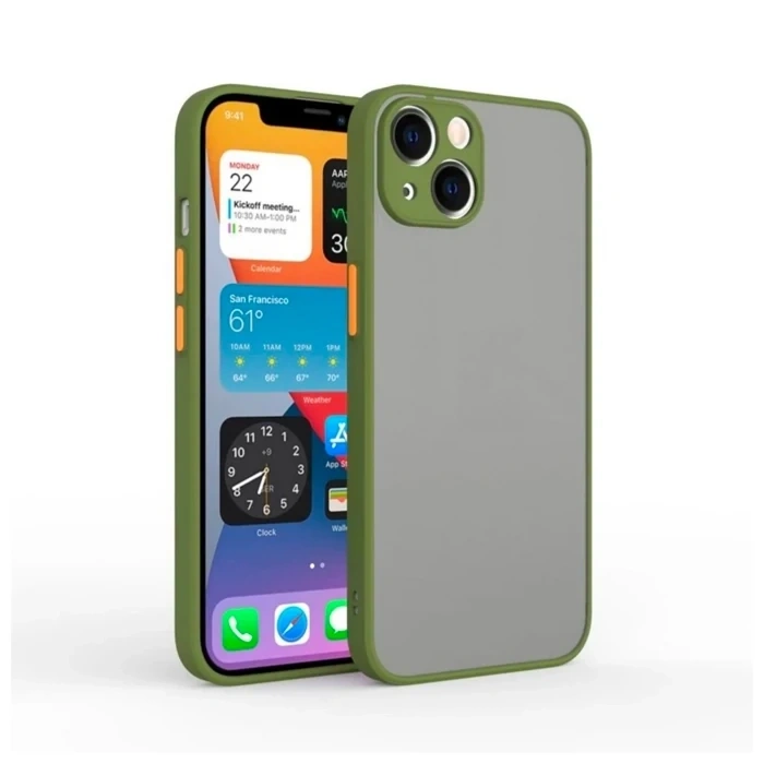 iPhone 13 Mini 5.4inç Kamera Korumalı Premium Silikon Kılıf-(1903)