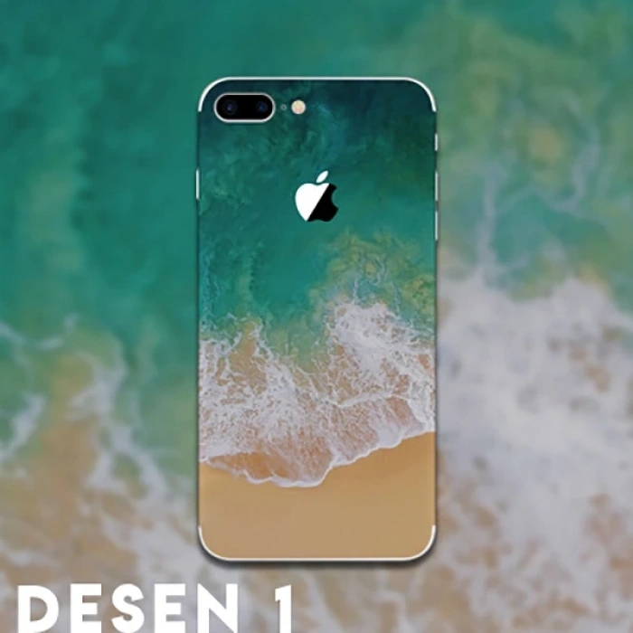 İPhone 8 Plus Tayvan Kalite Creativ Desenli Telefon Kaplaması Sticker-(1903)