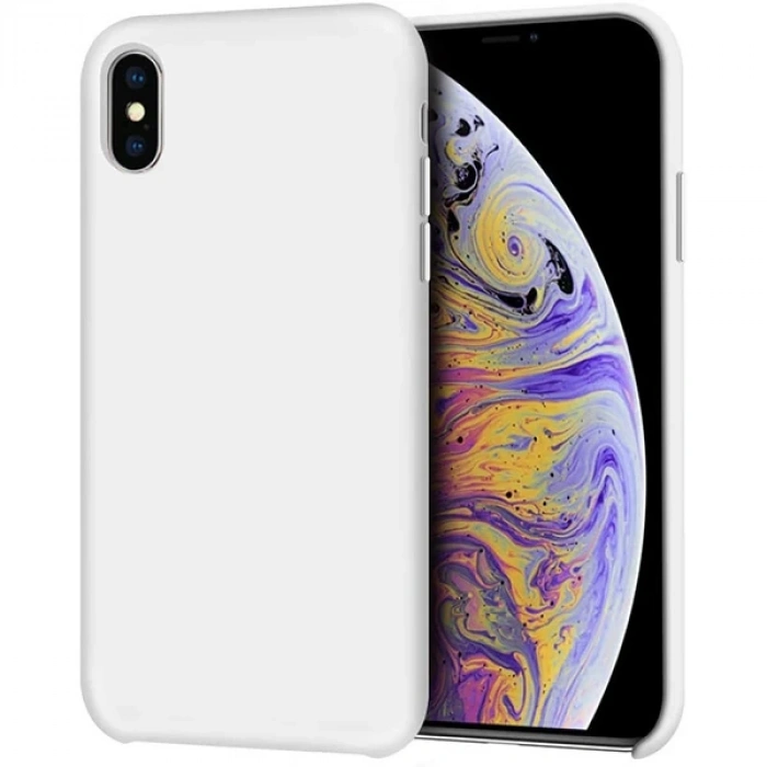 iPhone X/ XS 5.8 Lansman Kılıf İçi Kadife Soft Silikon Kılıf-(1903)