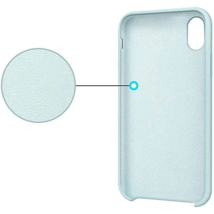 iPhone X/ XS 5.8 Lansman Kılıf İçi Kadife Soft Silikon Kılıf-(1903)