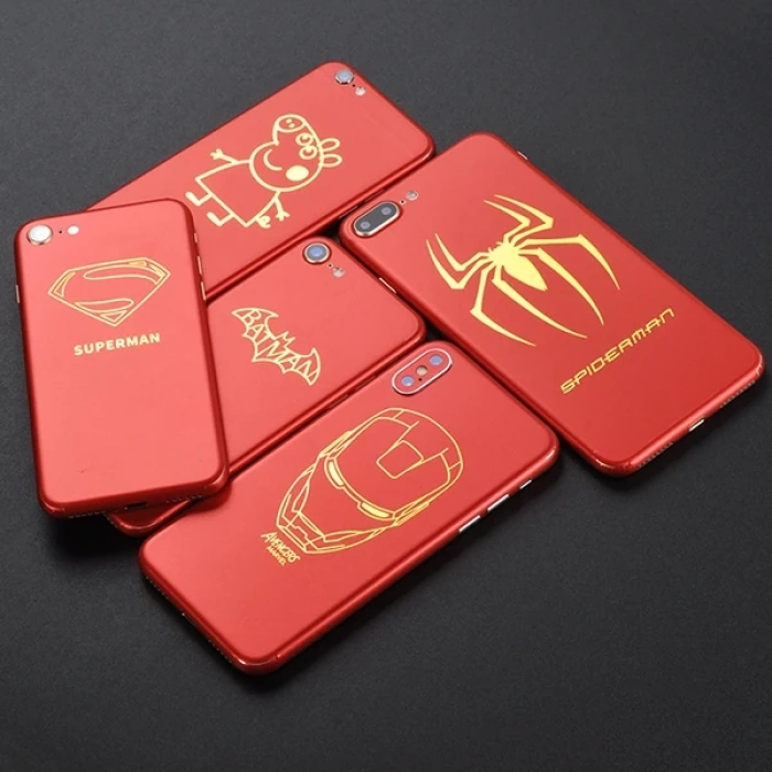 İphone X Xs Desenli Telefon Kaplaması Arka Sticker-(1903)