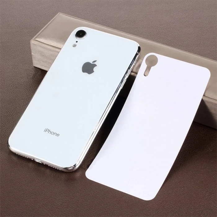 İphone Xr 6.1 Karbon Fiber Arka Kaplama Sticker-(1903)
