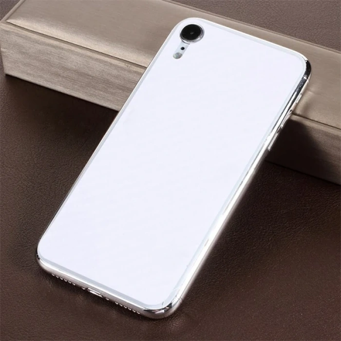 İphone Xr 6.1 Karbon Fiber Arka Kaplama Sticker-(1903)