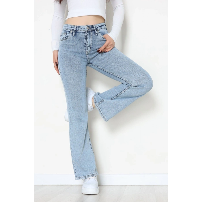 İspanyol Kot Pantolon Buzmavi - 31811.2059.