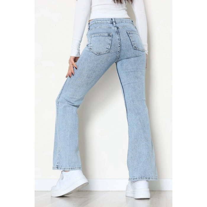 İspanyol Kot Pantolon Buzmavi - 31811.2059.