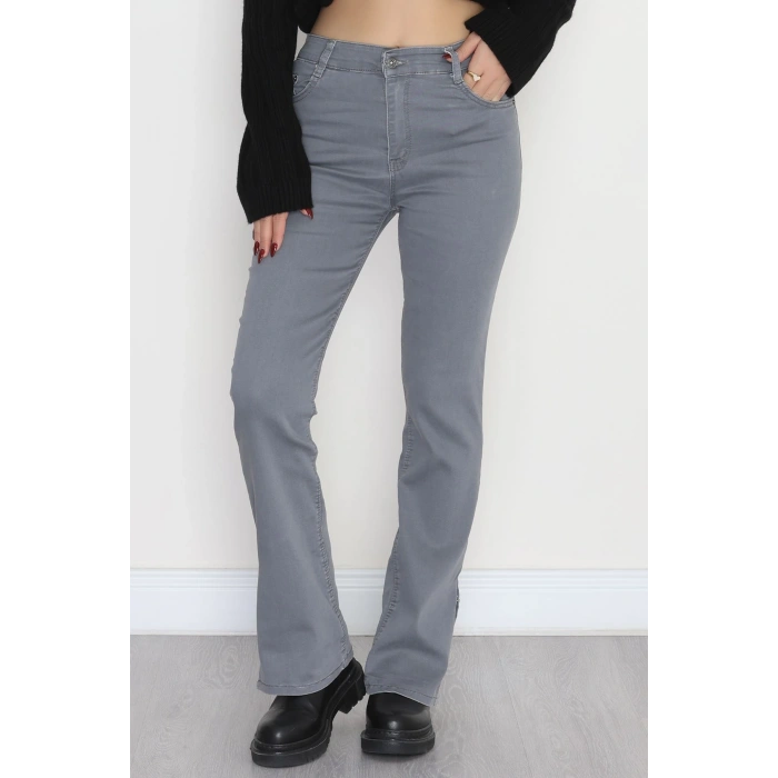 İspanyol Kot Pantolon Füme - 31545.2001.