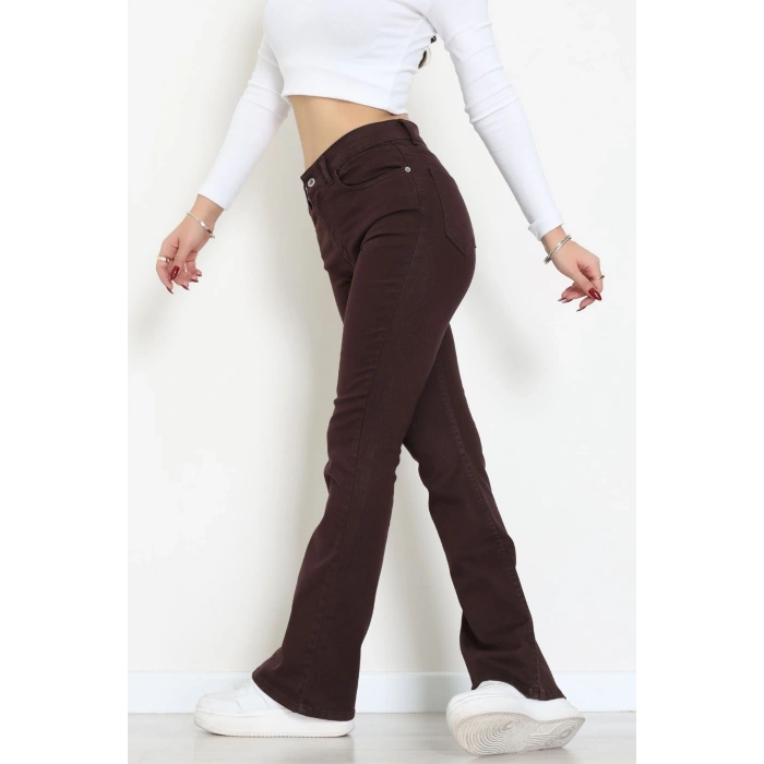 İspanyol Kot Pantolon Kahve - 31397.2088.