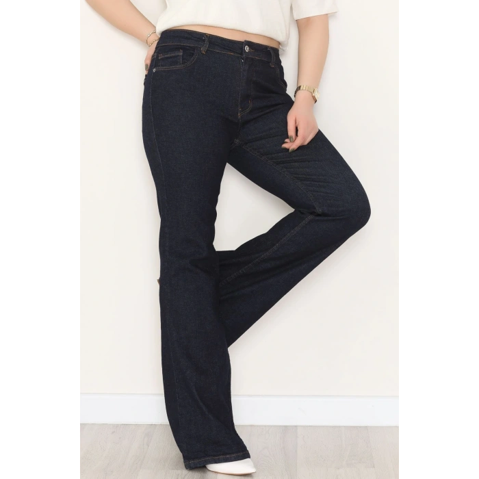 İspanyol Kot Pantolon Koyulacivert - 31397.2088.