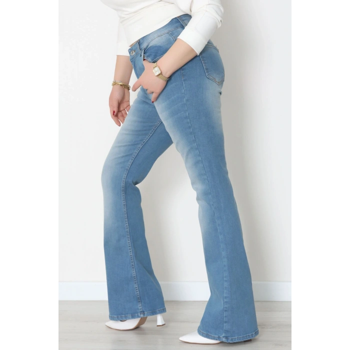 İspanyol Kot Pantolon Mavi - 31397.2088.