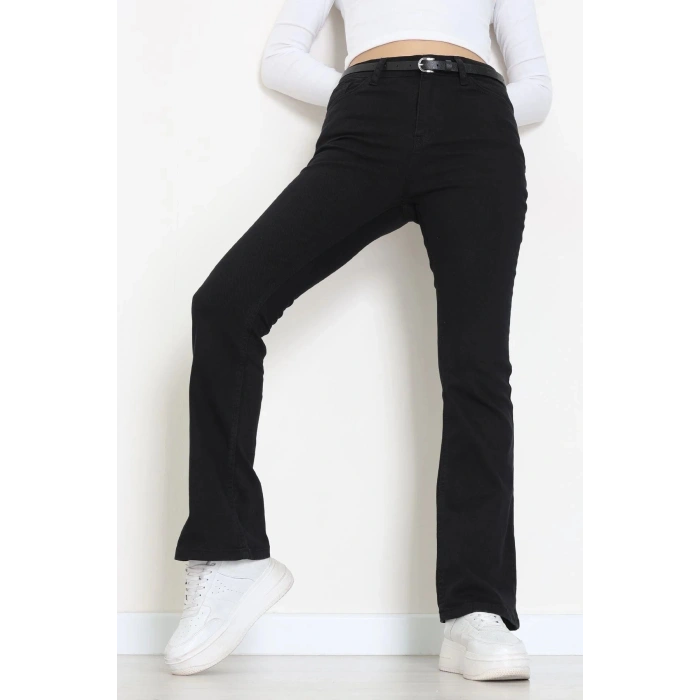 İspanyol Kot Pantolon Siyah - 31397.2088.