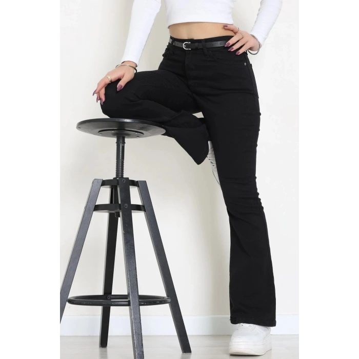 İspanyol Kot Pantolon Siyah - 31397.2088.