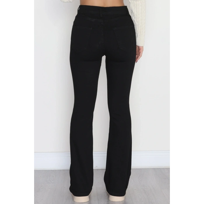 İspanyol Kot Pantolon Siyah - 31397.2088.