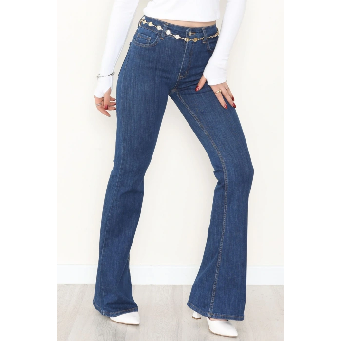 İspanyol Paça Kot Pantolon Laci - 31649.1184.