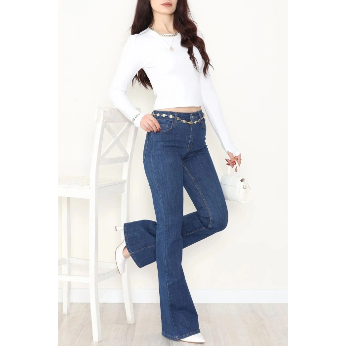 İspanyol Paça Kot Pantolon Laci - 31649.1184.