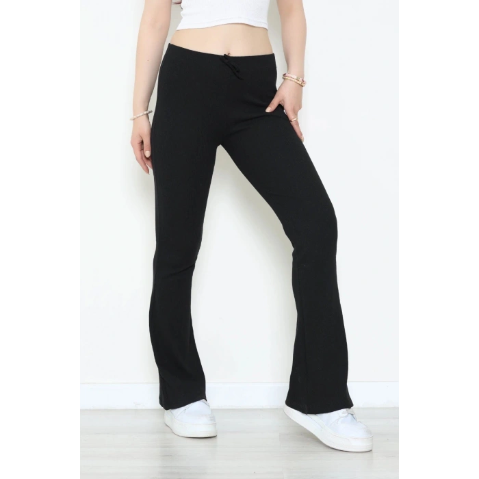 İspanyol Paça Pantolon Siyah - 71591.1092.