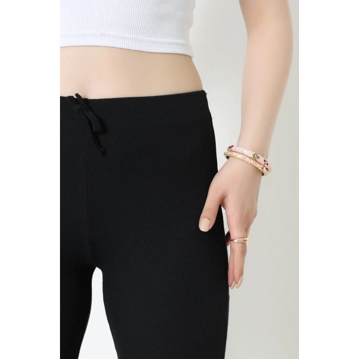 İspanyol Paça Pantolon Siyah - 71591.1092.