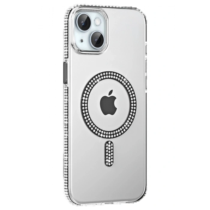 Joko Apple iPhone 15 Move Taşlı Magsafe Kapak - Siyah