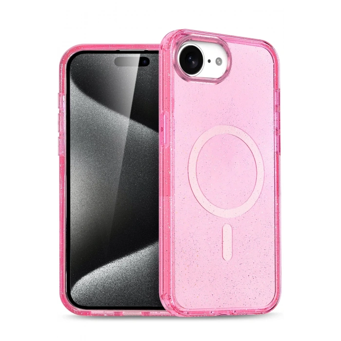 Joko Apple iPhone 16E Star Magsafe Kapak - Pembe