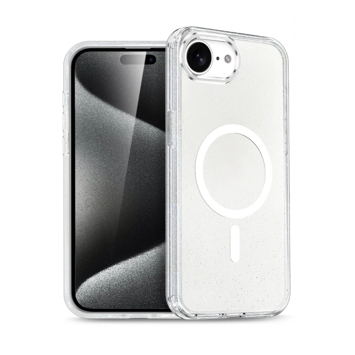 Joko Apple iPhone 16E Star Magsafe Kapak - Şeffaf