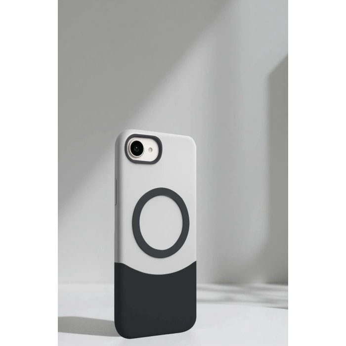 Joko Apple iPhone 16E Velar Magsafe Kapak - Natural Grey